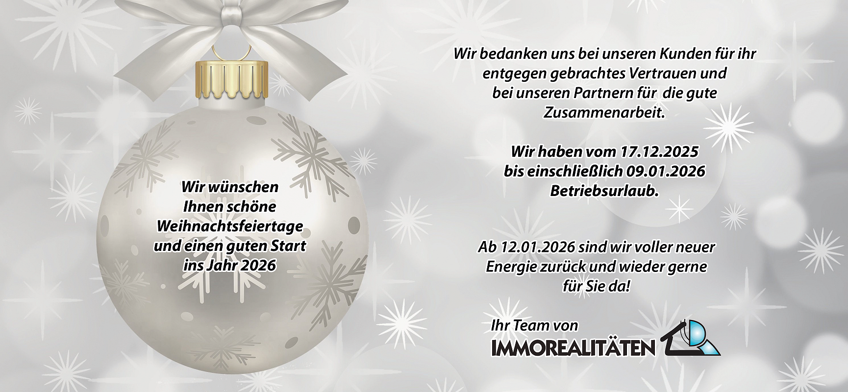 Weihnachtsferien 2025