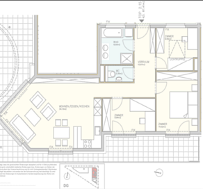 W2.15 - 4 - Zimmer Wohnung DG